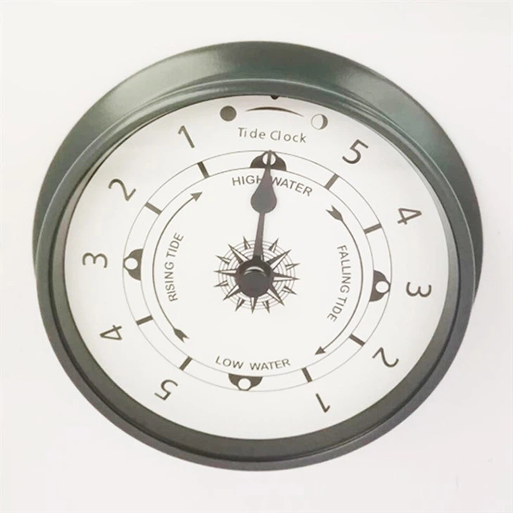 Piccolo orologio rotondo delle maree