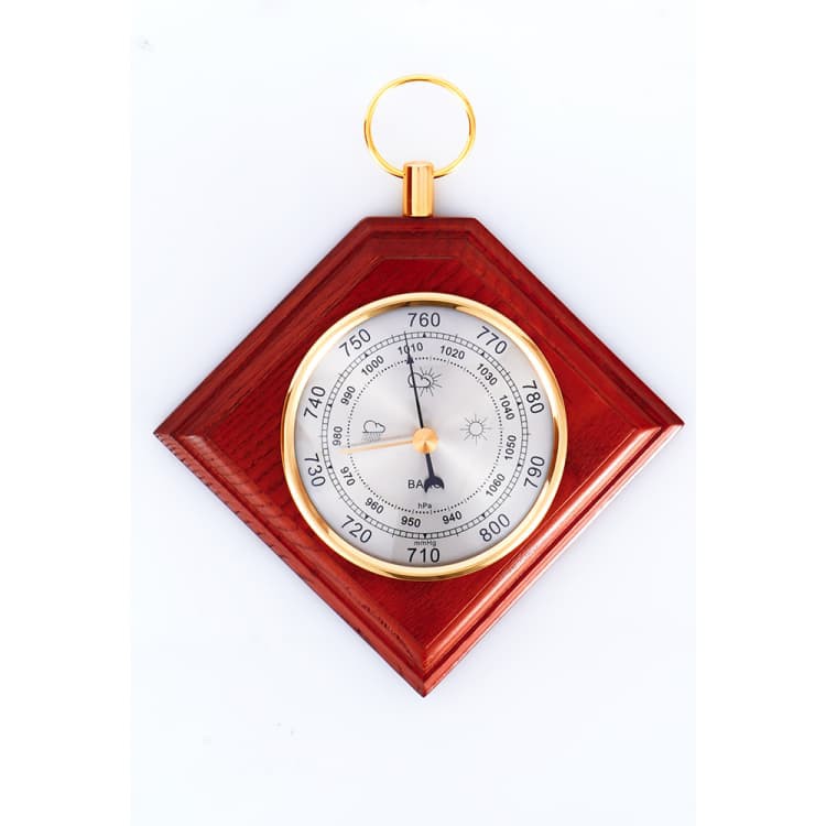 Barometro da parete in legno